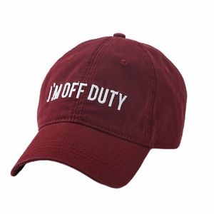 AERIE Maroon Off Duty Baseball Cap